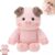Running Plushie Stress Relief Pig Panda Cow Stuffed Animal Shaking Interactive Moving Legs Desktop Fidget Toy Soft Cuddly Pal Sensory Gift for Kids Adults Office Bedroom Home Nursery(A1)