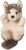 Douglas Lil Baby Wolf Plush Stuffed Animal – Soft Gray Wolf Cub Plush Toy, Realistic Hand-Sized Wildlife Stuffed Animal for Kids, Small 6 Inch