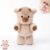 Running Plushie Stress Relief Pig Panda Cow Stuffed Animal Shaking Interactive Moving Legs Desktop Fidget Toy Soft Cuddly Pal Sensory Gift for Kids Adults Office Bedroom Home Nursery(D)