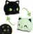 TeeTurtle – The Original Reversible Cat Plushie – Glow in the Dark – Cute Sensory Fidget Stuffed Animals That Show Your Mood