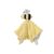 Burt’s Bees Baby Baby Plush Toy Lovey, Hold Me Bee Stuffed Security Blanket, Infants Comfort Object, Made with Organic Velour Shell with Polyester, Sunshine Color, Size 12x12x3 Inches