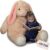 Vermont Teddy Bear Giant Easter Bunny Stuffed Animal | 4 Foot Bunny Plush Toy | Jumbo Emotional Support Plush for Kids and Adults | Crafted in the USA