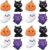 Fun Express Halloween Kawaii Plush Characters – 12 Piece Bulk Party Favors Set for Kids | Mini Stuffed Animals for Classroom Prizes, Treasure Box Toys & Goodie Bag Stuffers | 3.5-4.5 Inch