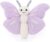 Apricot Lamb Purple Butterfly Stuffed Animals for Kids, Soft Cute Plush Toys for Baby Girl and Boy, 7.5 Inches