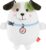 Fisher-Price Baby Toy Calming Vibes Puppy Soother Plush Portable Sound Machine with Vibrations for Newborns 0+ Months