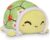 TeeTurtle – The Original Reversible Turtle Plushie – Strawberries + Flowers – Cute Sensory Fidget Stuffed Animals That Show Your Mood