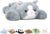 Niuniu Daddy Weighted Cat Stuffed Animals, 20 Inch 3.3 lbs Weighted Plushies, Heavy Calming Body Pillow for Sleeping, Sensory Lying Lap Pad Toy Huggable Gift for Kids and Adults