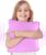 Special Supplies Vibrating Pillow Sensory Pressure Activated for Kids and Adults, 12” Plush Minky Soft Cover, Textured Therapy Stimulation Bumps-Vibrations, Music & Voice Recording (Purple)