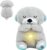 rytopt Breathing Stuffed Animal, No Breathing Movement in Its Abdomen, Simulated Breathing Sounds, 4 Gear Adjustment, Volume Control, Plush Toy with Music & Light