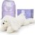Weighted Dog Stuffed Animal Realistic Weighted Puppy Plush – 24 Inch, 4 lbs Lifelike Plush Dog Laying Stuffed Animal Gift for Kids & Adults