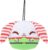 TeeTurtle 3″ Plushie Elf Bunny Holiday Ornament – Cute Kawaii Festive Stuffed Animals to Celebrate The Holidays