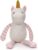 FLUFFYFUN 100% Organic Cotton Pink Unicorn Plush, 7.1″ Baby Stuffed Animal for Newborn