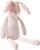 YINB Easter Bunny Crochet Doll – Organic Cotton Baby Rattle & Plush Toy, Soft Stuffed Animal for Newborns, Grip Training & Early Development Gift