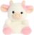 Aurora® Adorable Palm Pals™ Belle Strawberry Cow™ Stuffed Animal – Fun Collectible Plush for Kids and Adult Collectors – Perfect for Decorating Rooms and Birthday Gifts – Pink 6 Inches
