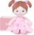 LeyaDoll Soft Baby Doll Toys (12”), My First Baby Rag Doll for 1 Year-Old Girl Birthday Gift, Christmas Plush Toys Gift for Toddler Kids Infants -FloraBelle(Pink)