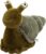 Cute Plush Snail Stuffed Animal, Olive Green and Gray Striped Shell, 11 Inch Soft Cuddly Toy, Birthday Gift for Kids and Adults