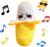 Baby Musical Sensory Toy,nteractive Musical Plush Toy with Sounds，Sensory Activity Learning Educational Kid Toy,Fun Christmas and Birthday Gifts Suitable for Multiplayer interaction (Yellow Banana)