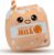 AIXINI Milk Bubble Tea Plush Toy – Hot Milk Cute Anime Style Soft Stuffed Animal, Warm Healing Gift for Girls (Orange)