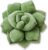 Green Philosophy Co. Succulent® Pillow 16″ – Soft 3D Decorative Flower Throw Pillow, Unique Olive Green Plush Flower Cushion, Perfect for Couch, Sofa, Bedroom Decor, Gift for Plant Lovers