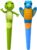 TalkTools Jiggler – Oral Facial Massager – Sensory Awareness Tool for Jaw and Lips | Improve Speech and Feeding Skills | Calming Motor for Kids – Dragon/Frog – Set of 2