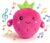 Baby Musical Sensory Toy,nteractive Musical Plush Toy with Sounds，Sensory Activity Learning Educational Kid Toy,Fun Christmas and Birthday Gifts Suitable for Multiplayer interaction (pink strawberry)