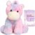 Easfan Weighted Stuffed Animals, Heated & Coolable Weighted Plush Toy Microwavable Lavender Scented Toys Cute Soft Plushies, Unicorn Gifts for Adults & Kids,12 inch