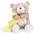 BEREST Rechargeable Baby Sleep Soother Bear, Nursery Decor Night Light Projector, Mom’s Heartbeat Cry Sensor Lullabies White Noise Sound Machine, Toddler Crib Sleeping Aid Toys for Shower Gifts