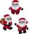 Fringe Studio Pet Toy, Rebels Without A Claus Santas Plush Dog Toy 3 Piece Set, PetShop Collection (662193)