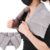 SmoothNovelty 4 lb Sensory Weighted Neck Wrap 32 x 8 Inch Shoulder Wrap Weighted Neck Shoulder Pad Glass Bead Filled Dual Texture for Adults Relaxation(Dark Gray)