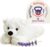 warmies Microwavable & Weighted Stuffed Animals, White Bear – Heatable Stuffed Animal, Cooling Relief – Lavender Scented Weighted Plush for Adults & Children (Boys, Girls, Babies & Toddlers)