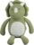 FLUFFYFUN 100% Organic Cotton Green Dinosaur Plush, 7.1” Baby Stuffed Animal for Newborn