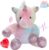 12.5″ Recordable Heartbeat Stuffed Unicorn,Voice Recorder Unicorn Plush Toy Stuffed Animal with Voice Messages Recorder Playback Your Words Gifts for Kids Birthday Children’s Day