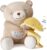 Baby Sleep Soother, White Noise Sound Machine Projector Night Light, Portable Stuffed Teddy Baby Gifts Bear Toy with 18 Soothing Sounds, Auto-Off Timer, Cry Sensor for Kids