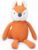 FLUFFYFUN 100% Organic Cotton Orange Fox Plush Toy, 7.1″ Baby Stuffed Animal for Newborn