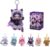 POP MART SKULLPANDA × My Little Pony Series Plush Doll Cute Keychain Blind Box Mystery Box Figures, Collectible Toys Bag Charms, Holiday Birthday Gifts for Girls and Boys, Single Box