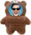 Custom Photo Muscle Plush Bear Pillow Personalized Stuffed Animal Gift for Valentine’s Day Birthday Couples Him Her Unique Bear Pillow with Your Photo Design