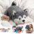 Mewaii Weighted Stuffed Animals with Microwavable Heating Pad – 5 lbs Adjustable, Heatable & Coolable Dog Stuffed Animal for Realistic Hug, Removable Inner Pad, Plush Gifts for Adults & Kids(23 Inch)