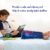 Solfres 5lbs Small Weighted Lap Pad Blanket Throw for Kids Boys Teens 20in x 23in – Sleep Therapy Plush Travel Size with Glass Beads, Blue Pink Galaxy Space Stars