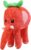 Strawberry Elephant Plush Toy,11″ Soft Stuffed Number Character,Funny Home Office Game Room Decor Plush Toy,Soft Collectible Gift for Fans,Room Decor(a-red)
