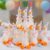 Blueweenly 12 Sets Silly Goose Birthday Decor 1st Adopt a Goose Party Favor Gift 7.1 Inch Stuffed Animal with Mini Party Hat and Ribbon for Christmas Birthday Gift(Cute,Pink)