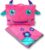 Cute Travel Pillow and Blanket Set – Portable Comfort Item for Children – Violet