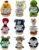 Positive Crochet Animals 9-Pack, Emotional Support Crochet for Desk Decor, Handmade Mini Plushies with Positive Messages, Encouragement Gifts for Women, Teens, Coworkers