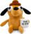 This is Fine Dog Plushie | Funny Coffee Dog Meme Plush | Hilarious Office Decor & Stuffed Animal Toy | Perfect for Xmas, Birthday, or Office Worker Gifts Cute Halloween Plush Toy