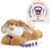 warmies Microwavable & Weighted Stuffed Animals, Brown Bunny – Heated Stuffed Animal Plushie for Warmth & Comfort – Cute Soft Weighted Plush Toys for Adults & Children (Boys, Girls, Babies & Toddlers)