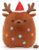 FunisFun Christmas Plush Pillow, Holiday Xmas Plush Stuffed Animal, Perfect for Secret Santa Gag Gift (Reindeer)