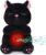 Breathing Stuffed Animal – Black Cat Plush Baby Toy, Soothing Sound Machine with Realistic Breathing Motion and Lights, Sleeping Plushies Gifts for Anxiety Adults and Kids