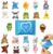 Blind Bag Mini Plush Animal – 20PCS Mini Stuffed Animal Toy Small Plushies in 20PCS Mystery Bags, 30 Characters Random Design Cute Plush Toy for Kids School Classroom Prizes Party Favor