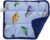 MAXTID Weighted Lap Pad for Kids 5 Pound Travel Size Mini Weighted Lap Blanket Blue Dinosaur 16″x22″ for Kids Boys Sensory Gifts