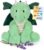 Daniel Dragon – Microwavable & Weighted Plush Stuffed Animal – Heated Plushie for Warmth – Cute, Soft, Cozy Toy for Adults & Children (Boys, Girls, & Toddlers) by Warm Pals