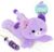 Onsoyours Original Heatable & Weighted Cat Stuffed Animals, Microwavable Purple Lavender Scented Kitten Plushie for Warmth & Comfort – Cute Plush Toys for Kids and Adults